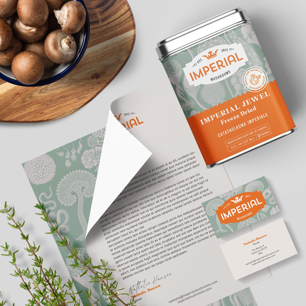 Branding  / Imperial Mushrooms